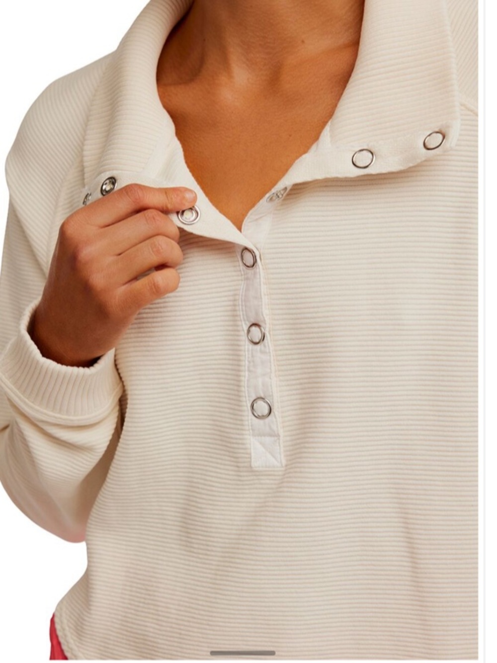Free People Movement White Henley Style Long Sleeve Oversized Tee
Sz Small - Picture 13 of 14